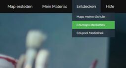 Vorschaubild „Edumaps Mediathek“ im Menü