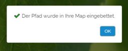 Vorschaubild Bestätigung des Pfad-Einbettens