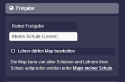 Vorschaubild Freigabe der Map für Ihre Schule
