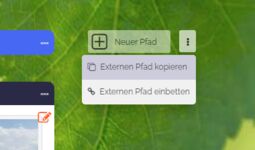 Vorschaubild Option „Externen Pfad kopieren“