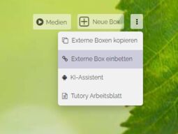 Vorschaubild Externe Box einbetten