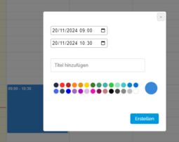 Vorschaubild Termin hinzufügen (Wochenansicht)