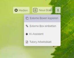 Vorschaubild Option „Externe Boxen kopieren“