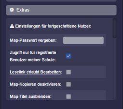 Vorschaubild Einstellung über Map-Extras