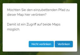 Vorschaubild Abfrage zum Verlinken der Map