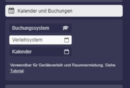 Vorschaubild Option „Verleihsystem“ in den Box-Einstellungen