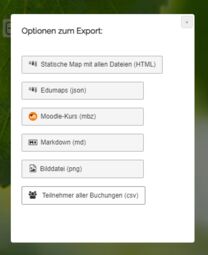 Vorschaubild Export-Option: Teilnehmer aller Buchungen (csv)