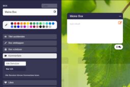 Vorschaubild Kommentare bei der Box